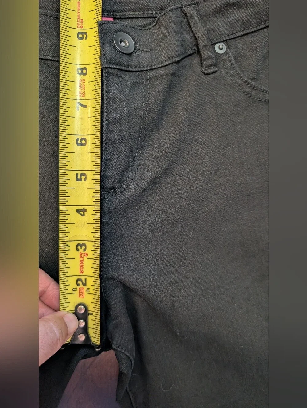 The Children's Place Girls Super Skinny Jeans Size 14 NWT Black Wash $19.50